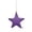 Purple, variant on 5PCS Blue Five-Point Star Pendant - Vibrant Decorative Star Ornament, Pendant Decoration for Holidays, Birthdays, Housewarming, Home & Party Use & Festive Decor, 1pc