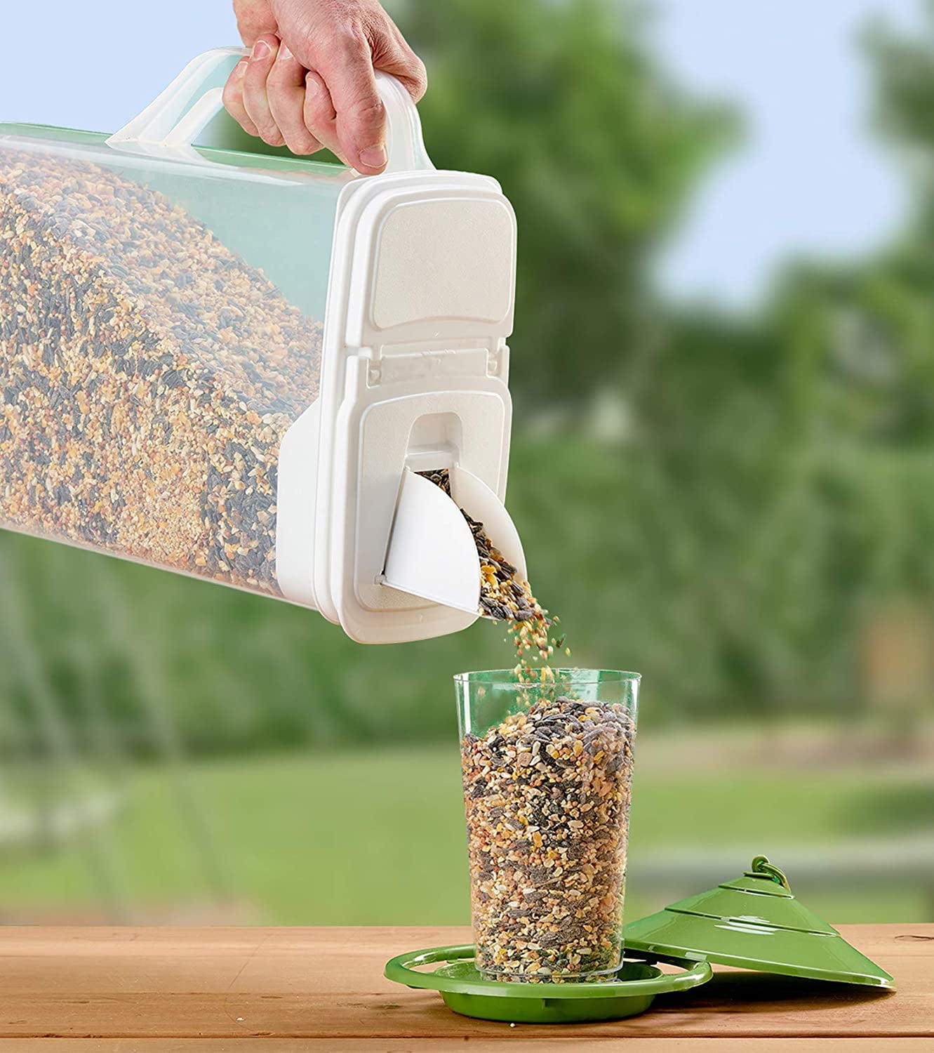 bird seed dispenser