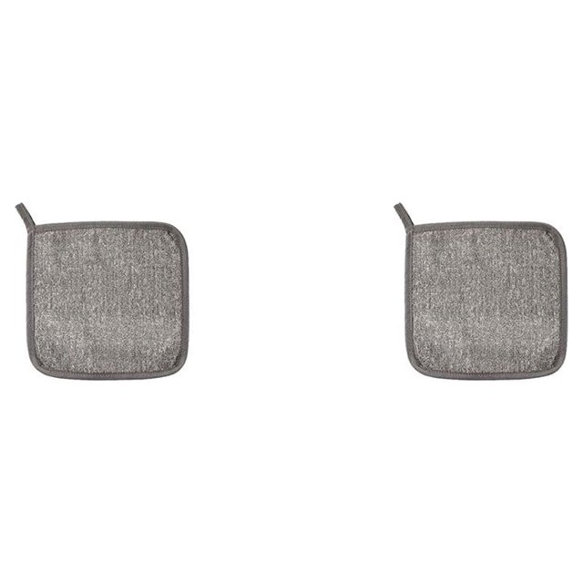 Bewildely Toalla exfoliante, accesorios para frotar, exfoliante, herramienta de limpieza de la piel, accesorio de baño, paño de baño cuadrado Gris 25X25 2Conjunto