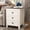 White, variant on 2-Piece Nightstand for Bedroom,Farmhouse Nightstand with Drawer,Bedside Tables End Table for Living Room,Flute Wood Side Table,White