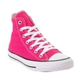 thumbnail image 2 of Converse Unisex Chuck Taylor All Star Seasonal Colour High Top Sneakers, Chaos Fuchsia, Size 3, 2 of 5