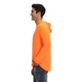 thumbnail image 5 of Zfeel Long Sleeve Safety Hoodie for Men, Pullover Hi-Viz Neon Orange Dry Fit Workwear, 6 Pack, S, 5 of 6