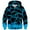 Blue, variant on Odeerbi Toddler Boys Hoodies Printed Pullover Hooded Sweatshirts Children's Long Sleeve Pattern Printed Hooded Sweatshirt Round Neck T-shirt Blue