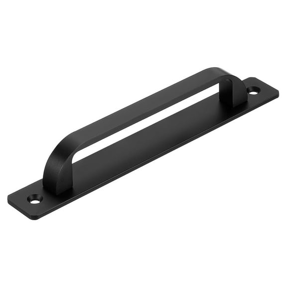 1 Pack Barn Door Handle, 7.09 Door Pull Handles, Patio Gate Handle, Black