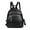 Black-B, variant on JeashCHAT Women's Fashion Small Backpack Handbag Mini Backpack Purse Ladies Shoulder Bag Travel Bag Cute School Bookbag Black