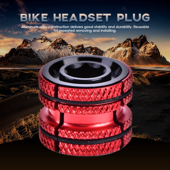 Aluminum Alloy Bike Bicycle Headset Expanding Plug for 28.6mm Carbon Fork Parts(Red)