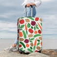 thumbnail image 7 of Susaid Vegetables Print Elastic Washable Suitcase Cover with Hidden Zipper, Fits 18-32 Inch Luggage for Protection During Travel-Medium, 7 of 7