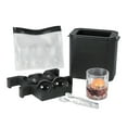 thumbnail image 4 of VEVOR Ice Ball Maker Black Round Silicon Ice Cube Ball Maker Tray 2 Large Sphere,2.36inch Ice Sphere Maker for Whiskey Scotch Cocktail Brandy, 4 of 9