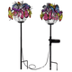 thumbnail image 1 of Paquete de 2 luces solares de mariposa para exteriores, decoración de jardín con acceso decorativo a mariposas para jardín y Patio, 1 of 5