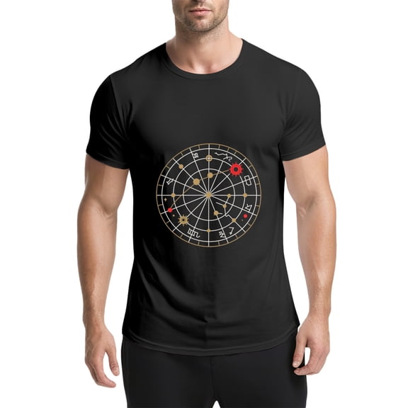 Black T Shirts for Men, Mens Graphic Tees, M5719006,S