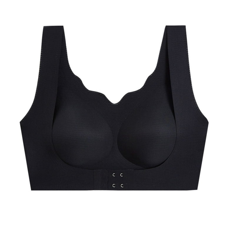 Ladies Comfy Brasiere Rimless Tank Pads Daily Sport Underwear Lift Up Bras  Support Regular Ultra-Thin Bralette Lightly Lined Breathable Seamless Bra