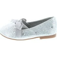 thumbnail image 2 of Blossom Girl Lili Sparkle Rhinestones Cute Strap Little Baby Toddler Dress Flat Shoes, 2 of 7