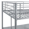 thumbnail image 6 of Walker Edison Full Size Premium Metal Loft Bed - Silver, 6 of 7