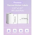 thumbnail image 2 of Etiquetas Phomemo M110/M220/M221/M120/M200 40x40 mm 3 Rollos, 2 of 5