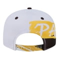 thumbnail image 4 of Men's New Era White/Brown San Diego Padres 9FIFTY Snapback Hat, 4 of 7