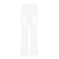 thumbnail image 5 of Usmixi Womens Vintage Button High Waist Jeans Casual Solid Lightweight Stretchy Denim Long Pants Going out Party Fashion Flared Trousers with Pocket White XL, 5 of 6