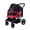 Red, variant on Pet Strollers for Large Dogs, Pet Gear Travel Stroller Carrier Cat Stroller Pram, Pet Stroller for Dogs and Cats Breathable Oxford Cloth, Pushchair Aluminum Alloy Loading 30kg
