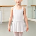 thumbnail image 2 of Girls Tank Skirted Dance Leotard with Square Neck,Ballet Dress Bodysuit, 2 of 8