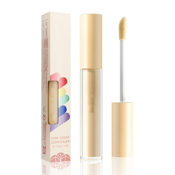 Corrector líquido profesional de cobertura total 50 g Fórmula hidratante ligera con ácido hialurónico para ojeras, imperfecciones y tono de piel desigual Resistente al agua de larga duración