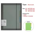 thumbnail image 1 of Refillable A5 Notebook 60 Sheets Loose Leaf Planner For Office School Diary With Gel Pens, 1 of 7