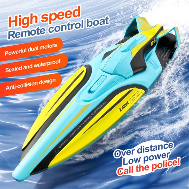 Telemando de 2.4G Hugo Motor Dural a prueba de agua baja de lámpara 35x10x8cm Juguetes de barco RC