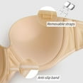 thumbnail image 5 of Women's Strapless Bra Beauty Back Smoothing Multiway Coverage Underwire Plus Size Bras, 5 of 7