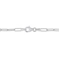 thumbnail image 5 of Fancy Paperclip Chain Bracelet in Sterling Silver (7.00 inches), 5 of 5