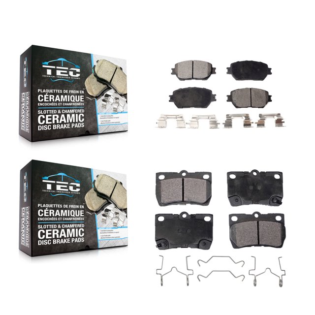 TEC Front Rear Ceramic Brake Pads Kit for Car Lexus IS250 GS300 KTC-100460