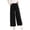 Black, variant on High Waisted Pants for Women Plus Size Elastic Waist Wide Leg Trousers Loose Solid Pants Summer Casual Outfits with Pockets