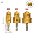 thumbnail image 2 of 3Pc 6.35Mm Hexagonal Shank Drill Bit Water Pipe Expansion Drill Punch Plumber A, 2 of 9