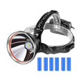 thumbnail image 1 of Linterna LED manos libres Zulema 3 modelos para correr de noche senderismo Camping amarillo, 1 of 8