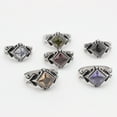 thumbnail image 3 of Prismatic Gem Men's Titanium Steel Ring, 3 of 4
