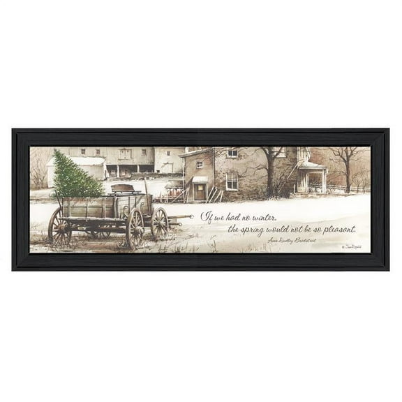 Winter By John Rossini Printed Framed Wall Art Wood Multi-Color