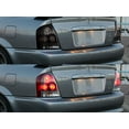 thumbnail image 3 of Rvinyl Tail Light Tint Covers Compatible with Mazda Protege 1999-2003 (Sedan) - Blackout Smoke, 3 of 10