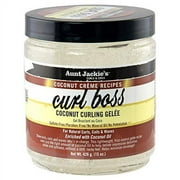 Aunt Jackie's Coconut Crme Recipes Curl Boss Jar, 15 oz