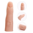 thumbnail image 2 of SHISUYAN Silicone Practice Fake Nail Tip Nail Training Finger Nail Display Manicure Tool, 2 of 8