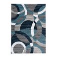 thumbnail image 2 of Rugshop Contemporary Modern Circles Abstract Area Rug 5' 3" x 7' 3" Blue, 2 of 2