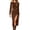 Coffee 07, variant on Karymi Crew Neck Velvet Midi Dress for Women, Long Sleeve Ruched High Slit Bodycon Dress, Solid Fitted Waist Winter Cocktail Party Evening