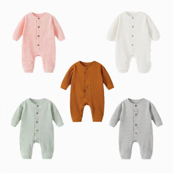 Unisex Baby Long-sleeve Onesies Bodysuit 6-12 Months 12-24 Months 2t 3t 4t 5t 6t 7t 8t 9t Children(White,12-18 Months)