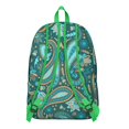 thumbnail image 3 of Boho Trend Paisley Backpack - Seminar & Conference Ready Bookbag, Protective Laptop Zone with Pockets, Excellent Gift for Entrepreneurs, 3 of 5