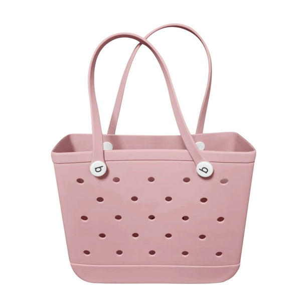Bolsas de playa de goma de tamaño mediano, impermeables, a prueba de arena, bolsas de viaje portátiles EVA para exteriores, bolsa de mano lavable para playa, deportes, mercado