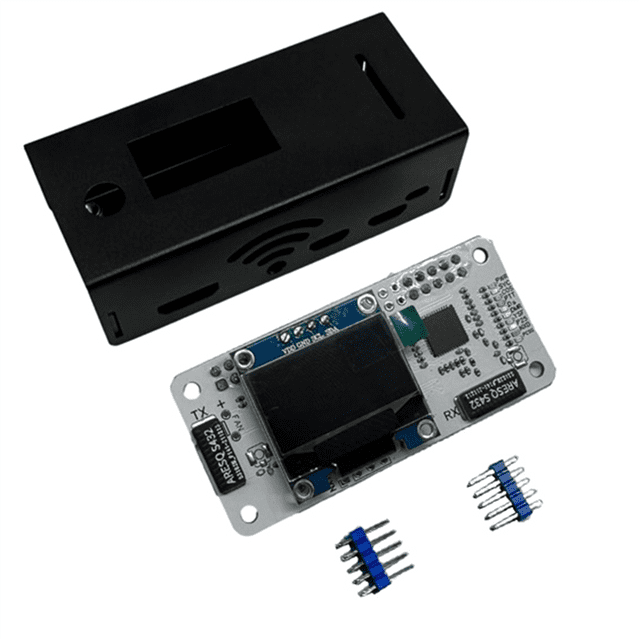Relay P25 DSTAR Digital Radio Gateway Wireless Hotspot Board 0.5PPM Multifunction Duplex with Aluminum Case,1 x Hotspot Board Kit (With Case And Screen) 2 x Pin Header Socket 1 x Oled Box