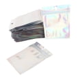 thumbnail image 1 of Bolsas Ziplock láser ANGGREK Bolsas de embalaje láser Transparente Espesar Multiusos A prueba de polvo 200 piezas, 1 of 8