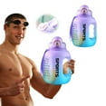 thumbnail image 5 of 2.5L Half Gallon Sports Water Bottle, Motivational Water Bottles with Capacity Marker 82 OZ Large Water Jug with Removable Straw Wide Mouth with Handle for Fitness, Sports, Workout, BPA Free(Purple), 5 of 6