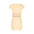 thumbnail image 4 of Lenpel Women's Summer Mini Dress Cap Sleeve Square Neck Ruched Bodycon Pencil Dress Slim Going out Outfits, 4 of 5