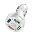 thumbnail image 4 of Dalazy QC3.0 USB Car Charger Phone Quick Charging Adapter Extension Splitter RV Truck Gadgets Electronics Tablets Accessories White, 4 of 8