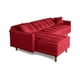 thumbnail image 5 of Sala Modular Sofá Cama de Lino Rojo Makora Modelo Sunny, 5 of 7