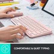 Logitech 920-009728 Logitech K380 Multi-device Bluetooth Keyboard For Mac-rose