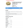 thumbnail image 2 of Front Right Timing Camshaft Sprocket - Compatible with 2006 - 2010 Jeep Commander 3.7L V6 2007 2008 2009, 2 of 2