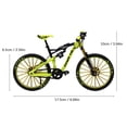 thumbnail image 2 of Alloy Mountain Finger MTB Bike Downhill DH Downhill Bicycle Ornament Toy Mini DS Bicycle Racing Vehicles Toy Models Decoration Crafts for Home, 2 of 3